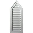 thumbnail image 1 of 12"W x 23"H Peaked Urethane Gable Vent Louver, Functional, 1 of 11