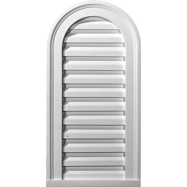 12"W x 24"H x 1 1/4"P, Cathedral Gable Vent Louver, Functional