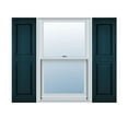 thumbnail image 1 of 12"W x 25"H Lifetime Vinyl, Custom Two Equal Panels, Raised Panel Shutters, Midnight Blue, 1 of 17