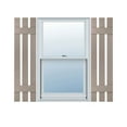 thumbnail image 1 of 12"W x 30"H Lifetime Vinyl, Custom Three Board Spaced (2 Batten), Board-n-Batten Shutters, w/Shutter-Loks (Per Pair), Clay, 1 of 15