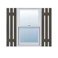 thumbnail image 1 of 12"W x 31"H Lifetime Vinyl, Standard Three Board Spaced, Board-n-Batten Shutters, w/Installation Shutter-Lok's & Matching Screws (Per Pair), Musket Brown, 1 of 8