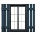 thumbnail image 1 of 12"W x 31"H Mid-America Vinyl, Standard Size Three Board Spaced Shutters, w/Installation Shutter-Lok's & Matching Screws, 036 - Classic Blue, 1 of 13