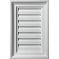 thumbnail image 1 of 12"W x 34"H Rectangle Urethane Gable Vent Louver, Functional, 1 of 11