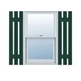 thumbnail image 1 of 12"W x 35"H Lifetime Vinyl, Standard Three Board Spaced, Board-n-Batten Shutters, w/Installation Shutter-Lok's & Matching Screws (Per Pair), Midnight Green, 1 of 8
