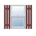 thumbnail image 1 of 12"W x 39"H Lifetime Vinyl, Standard Three Board Spaced, Board-n-Batten Shutters, w/Installation Shutter-Lok's & Matching Screws (Per Pair), Wineberry, 1 of 8