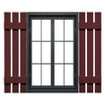 thumbnail image 1 of 12"W x 39"H Mid-America Vinyl, Standard Size Three Board Spaced Shutters, w/Installation Shutter-Lok's & Matching Screws, 078 - Wineberry, 1 of 13