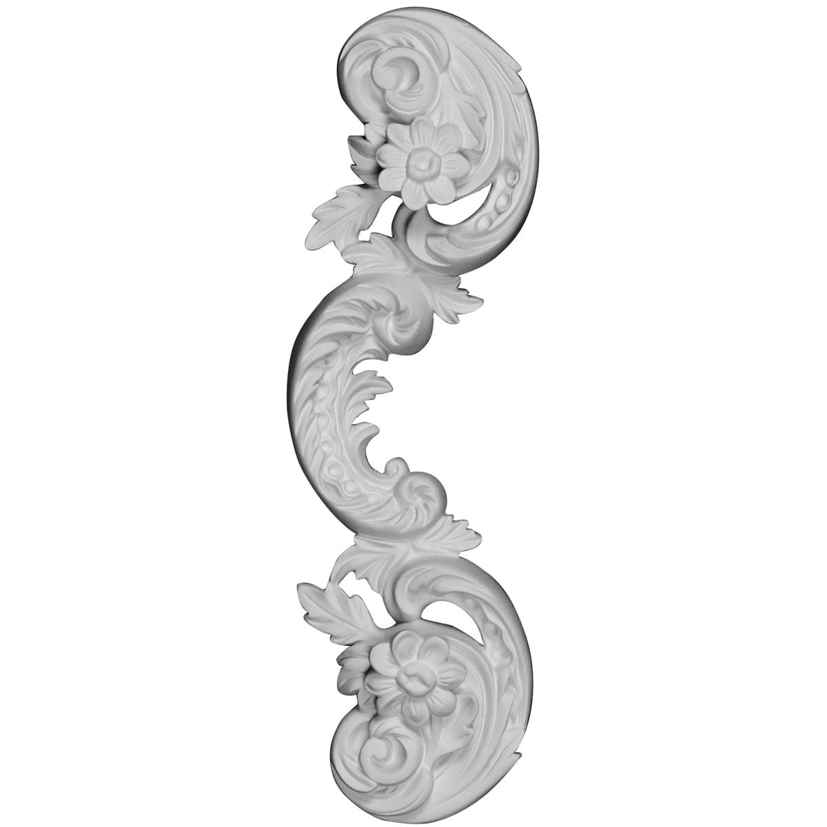 Primed White Urethane Architectural Onlay, 12" x 4.75"