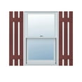 thumbnail image 1 of 12"W x 51"H Lifetime Vinyl, Standard Three Board Spaced, Board-n-Batten Shutters, w/Installation Shutter-Lok's & Matching Screws (Per Pair), Wineberry, 1 of 8