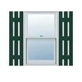 thumbnail image 1 of 12"W x 55"H Lifetime Vinyl, Standard Three Board Spaced, Board-n-Batten Shutters, w/Installation Shutter-Lok's & Matching Screws (Per Pair), Midnight Green, 1 of 8