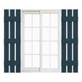 thumbnail image 1 of 12"W x 55"H Mid-America Vinyl, Standard Size Three Board Spaced Shutters, w/Installation Shutter-Lok's & Matching Screws, 036 - Classic Blue, 1 of 13