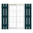 thumbnail image 1 of 12"W x 55"H Mid-America Vinyl, Standard Size Three Board Spaced Shutters, w/Installation Shutter-Lok's & Matching Screws, 166 - Midnight Blue, 1 of 13