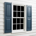 thumbnail image 1 of 12"W x 59"H EverColor Raised Panel Exterior Vinyl Shutters, w/Installation Shutter-Lok's & Matching Screws (Per Pair), Classic Blue, 1 of 9