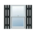 thumbnail image 1 of 12"W x 62"H Lifetime Vinyl, TailorMade Three Board Spaced (3 Batten), Board-n-Batten Shutters, Black, 1 of 16