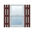 thumbnail image 1 of 12"W x 64"H Lifetime Vinyl, Custom Three Board Spaced (3 Batten), Board-n-Batten Shutters, Bordeaux, 1 of 15