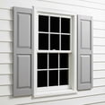 thumbnail image 1 of 12"W x 71"H EverColor Raised Panel Exterior Vinyl Shutters, w/Installation Shutter-Lok's & Matching Screws (Per Pair), Paintable, 1 of 9