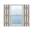 thumbnail image 1 of 12"W x 75"H Lifetime Vinyl, Standard Three Board Spaced, Board-n-Batten Shutters, w/Installation Shutter-Lok's & Matching Screws (Per Pair), Clay, 1 of 8