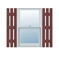 thumbnail image 1 of 12"W x 77"H Lifetime Vinyl, Custom Three Board Spaced (3 Batten), Board-n-Batten Shutters, Wineberry, 1 of 16