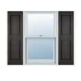 thumbnail image 1 of 12"W x 78"H Lifetime Vinyl, Custom Two Equal Panels, Raised Panel Shutters, Tuxedo Grey, 1 of 17