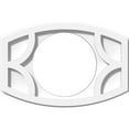 thumbnail image 1 of 12"W x 8"H x 6"ID x 6 1/2"C x 1"P Kailey Architectural Grade PVC Contemporary Ceiling Medallion, 1 of 11