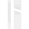 thumbnail image 1 of 12"W x 82"H x 2"P Fluted PVC Pilaster w/Standard Capital & Base (Pair), 1 of 18
