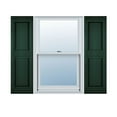 thumbnail image 1 of 12"W x 83"H Lifetime Vinyl, Custom Two Equal Panels, Raised Panel Shutters, Midnight Green, 1 of 17