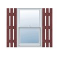 thumbnail image 1 of 12"W x 85"H Lifetime Vinyl, Custom Three Board Spaced (3 Batten), Board-n-Batten Shutters, w/Shutter-Loks (Per Pair), Wineberry, 1 of 16
