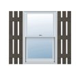 thumbnail image 1 of 12"W x 87"H Lifetime Vinyl, Custom Three Board Spaced (3 Batten), Board-n-Batten Shutters, Musket Brown, 1 of 16