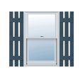 thumbnail image 1 of 12"W x 90"H Lifetime Vinyl, Custom Three Board Spaced (3 Batten), Board-n-Batten Shutters, Classic Blue, 1 of 16