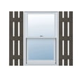thumbnail image 1 of 12"W x 90"H Lifetime Vinyl, Custom Three Board Spaced (3 Batten), Board-n-Batten Shutters, Musket Brown, 1 of 16