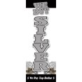 thumbnail image 1 of 12" WE BUY SILVER VERTICAL DECAL sticker gold appraisals precious stone rings, 1 of 1