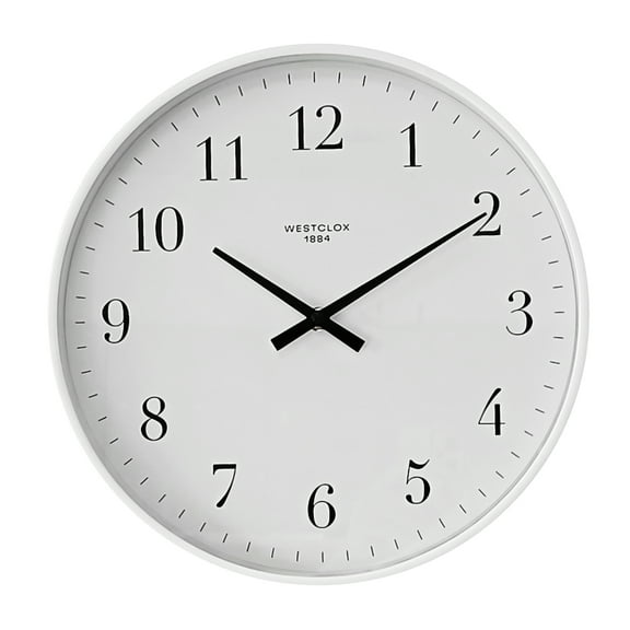 12" WHITE WALL CLOCK