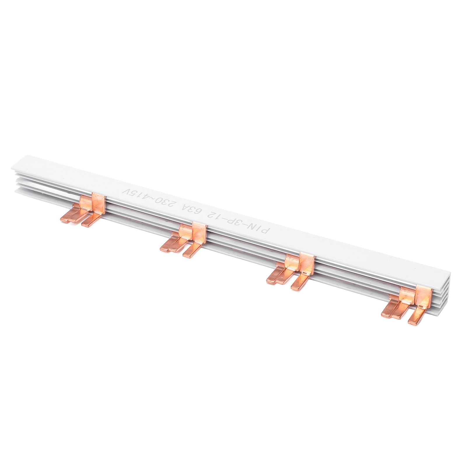 12 Way Copper Busbar PIN TYPE Copper Busbar 3P 12 Way 63А PVC