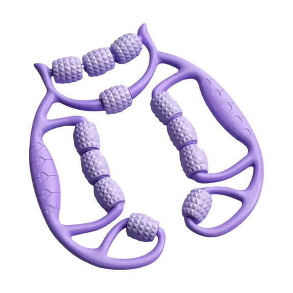 12 Wheel Circular Leg Massager Calf Muscle Relaxation Roller 360Â° Centripetal Compression Device for Edema and Pinch Portable Stretching Tool Neck Hand Arm Muscle Relaxer