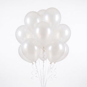 12" White Latex Balloons, 72 Pieces, by Way To Celebrate