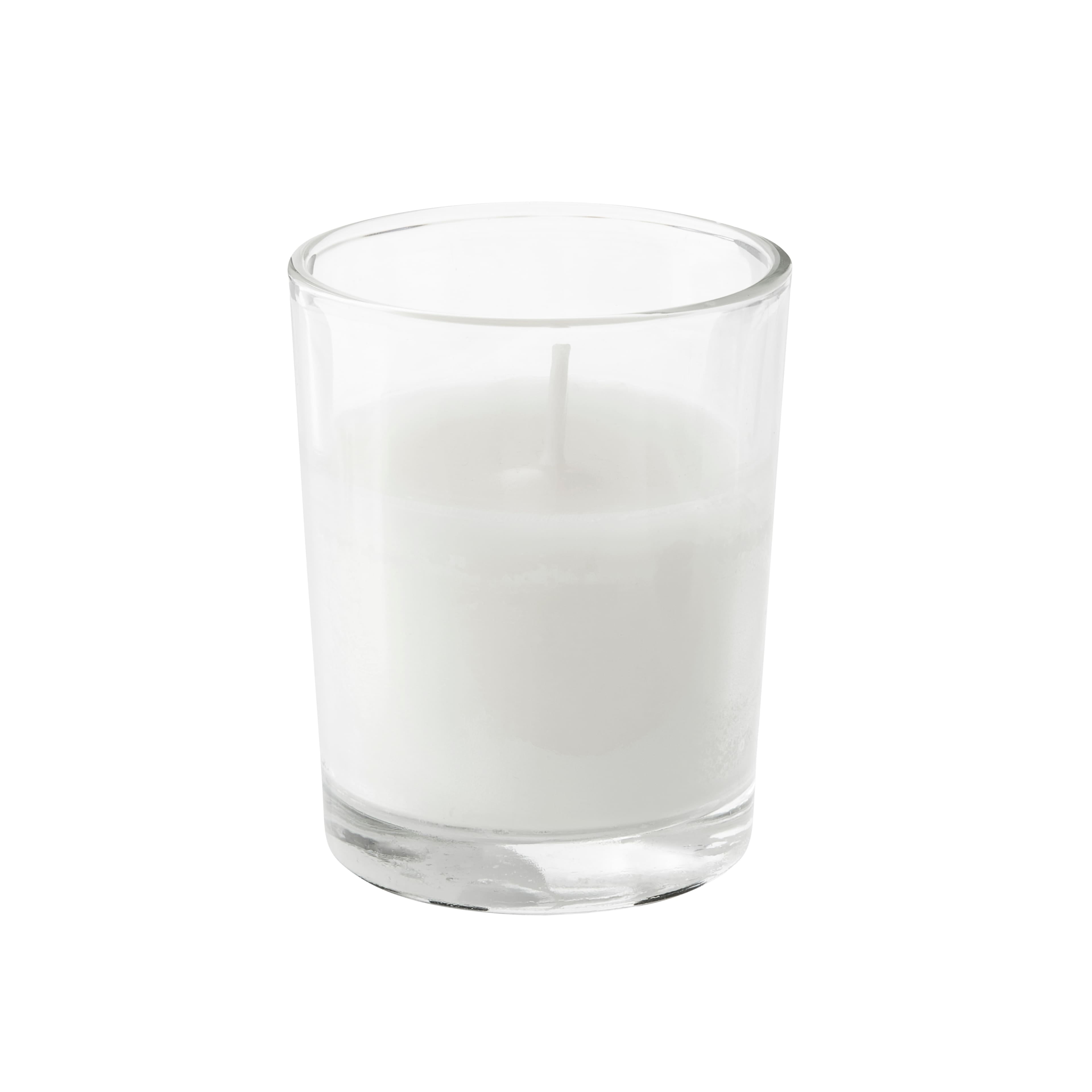 12 White Glass Votive Candles by Ashland® Basic Elements™