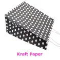 thumbnail image 1 of 12 White Polka Dots Holiday Gifts Bags In 5.9X3.3X8.3In (Black), 1 of 6