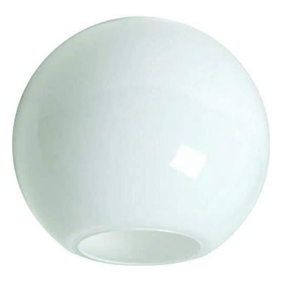 12" White Round Plastic Light Globe Pole Post Lamp Outdoor Fixture New (item_by#lightsnglobes_FF