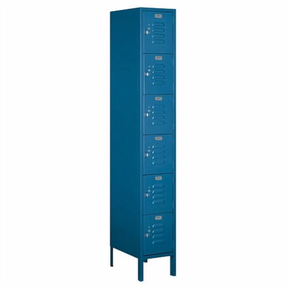 Salsbury Industries  6-Foot Tan Box-Style 16-Gauge Steel Standard Lockers