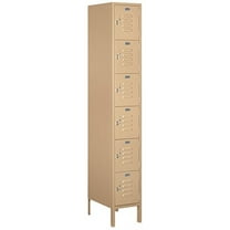 Salsbury Industries  6-Foot Tan Box-Style 16-Gauge Steel Standard Lockers