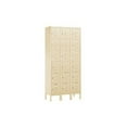 thumbnail image 1 of 12" Wide Six Tier Box Style Standard Metal Locker - 3 Wide - 6 Feet High - 18 Inches Deep - Tan - Assembled, 1 of 3