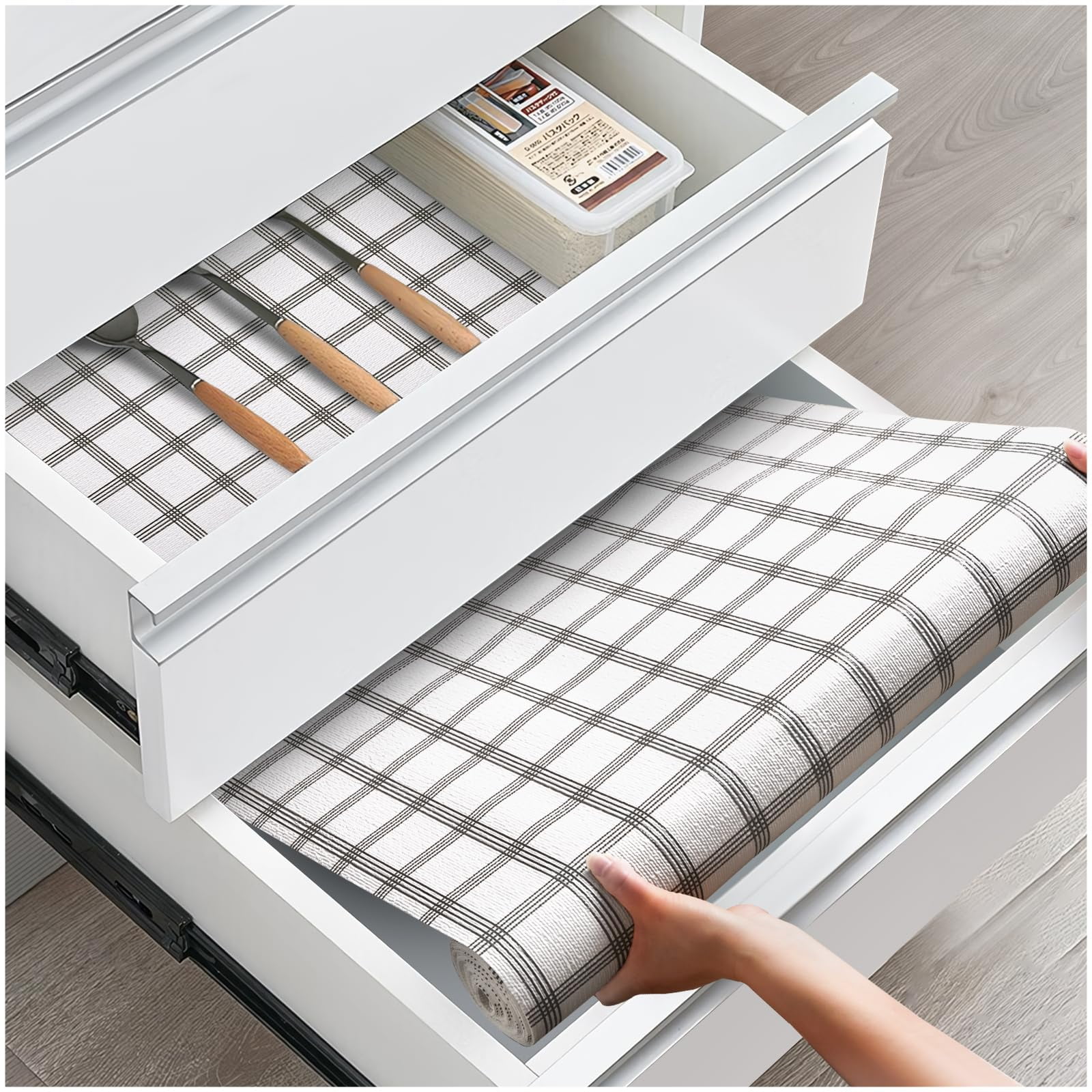 Sherry Shelf Liner Drawer Liner for Kitchen Cabinets Waterproof 12x10 Feet Gray - Walmart.com Sherry Shelf Liner Drawer Liner for Kitchen Cabinets Waterproof 12x10 Feet Gray - Walmart.com