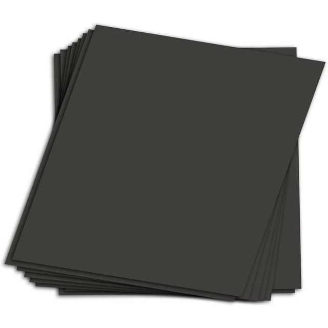 12" X 12" Black Chipboard Cardboard Medium Weight Chipboard Sheets