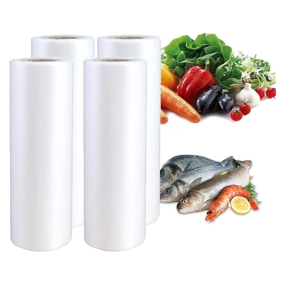 12 X 16 Inches Plastic Produce Bag on a Roll, Food Storage Bags for Fruits, Vegetable,350 Bags/Roll