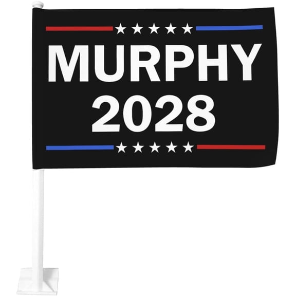 12 X 18 Murphy 2028 Car Flag Chris-Murphy For President 2028 Vote Blue Flags Double Sided Decoration Banner for Car Trucks No Flagpole