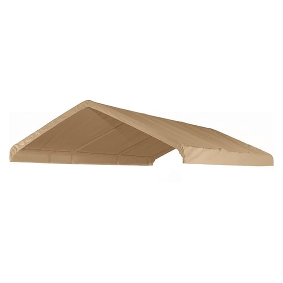 12' X 20' Canopy Replacement Cover (Tan) - for Frames 10' W X 20' L (See Diagram)