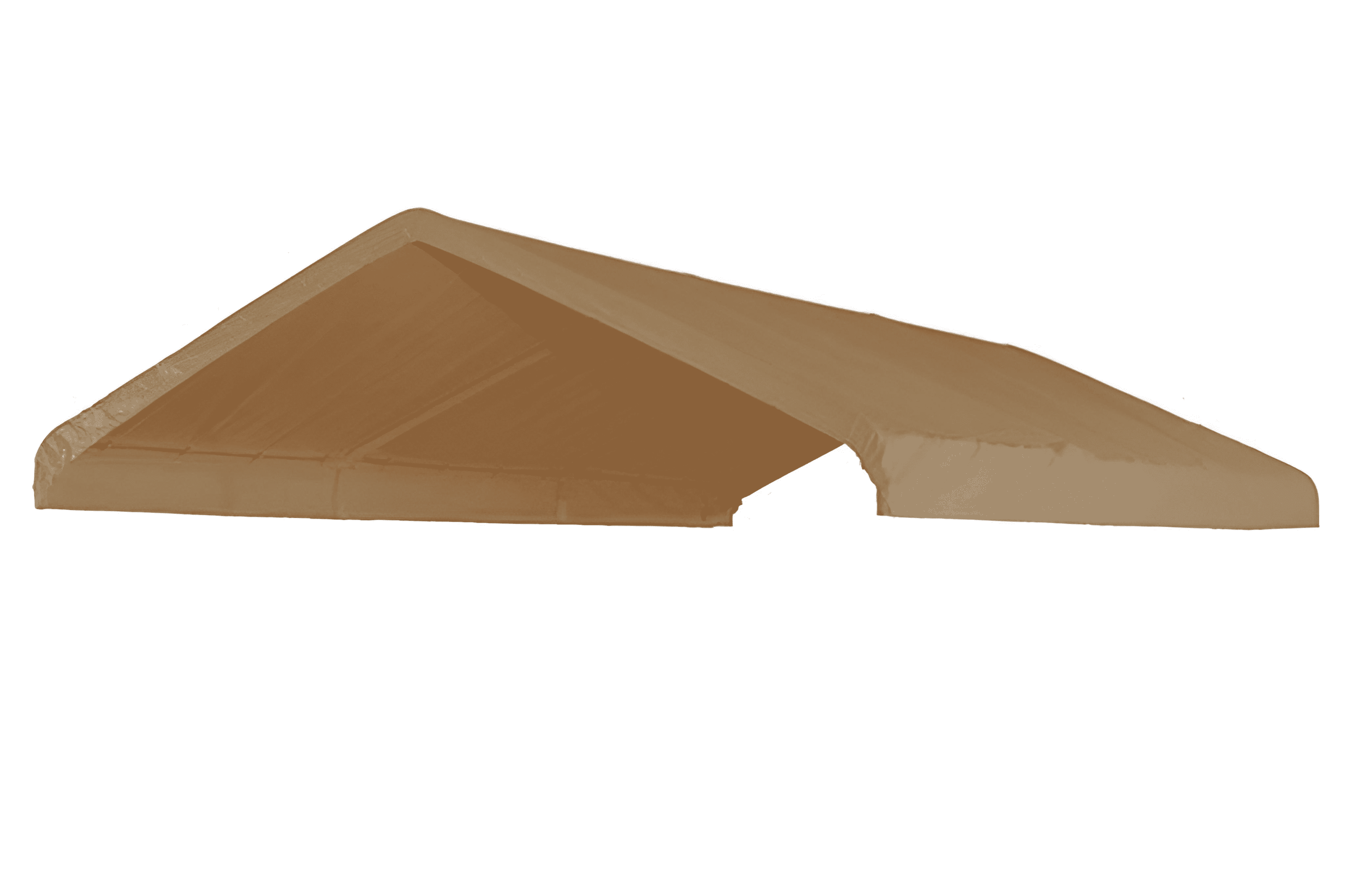 12' X 20' Canopy Replacement Cover - for Frames 10' W X 20' L (See Diagram) Beige Carport Replacement Top