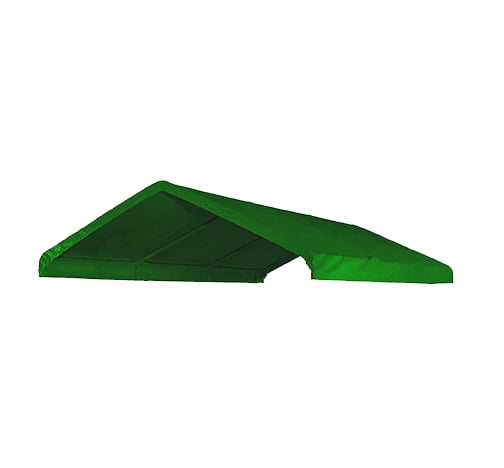 12' X 20' Canopy Replacement Cover - for Frames 10' W X 20' L (See Diagram) Green Carport Replacement Top