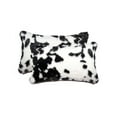 thumbnail image 1 of 12" x 20" Sugarland Black & White Faux 2-Pack Pillow, 1 of 2