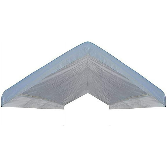 12' X 20' Vinyl Canopy Top Replacement Cover for Frames 10' x 20' (See Images) 18 Mil -White