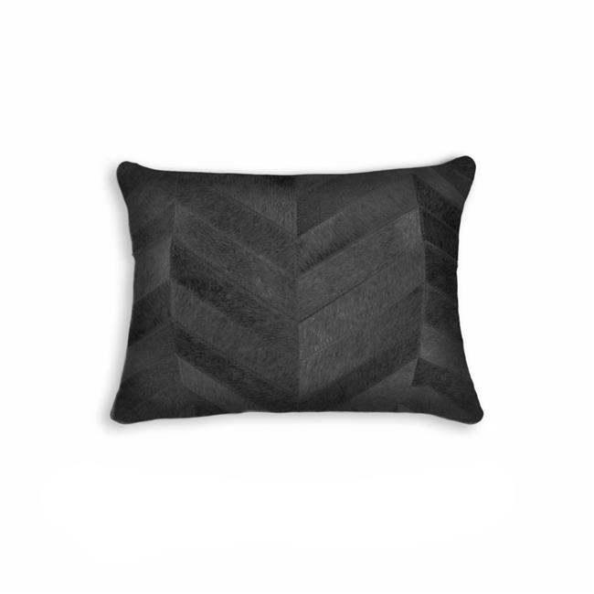 12" X 20" X 5" Black Pillow
